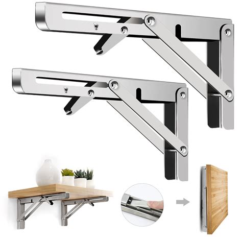 metal folding brackets|heavy duty folding shelf brackets.